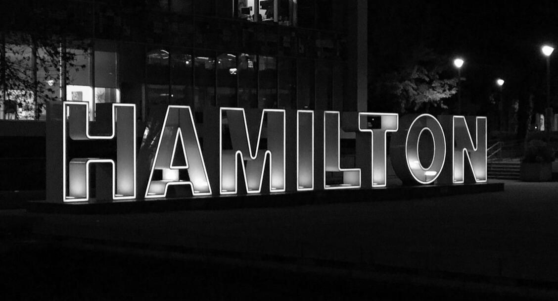 Hamilton Sign